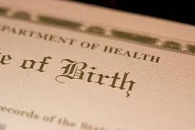 birth certificate