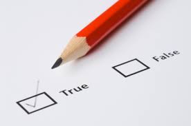 true and false